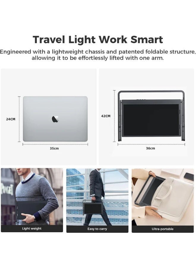 ڤي2كوم Q1 V2COM شاشة محمولة رباعية العرض - Image 5